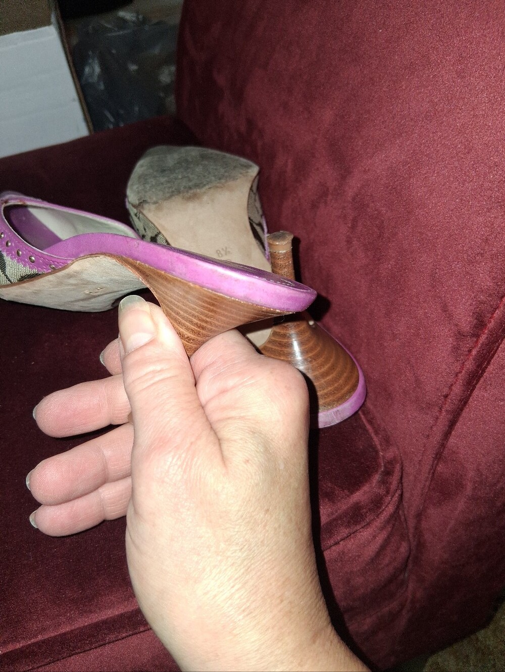 Coach Elda Y2k Kitten Heels 2003 or 2004 - Picture 7 of 12